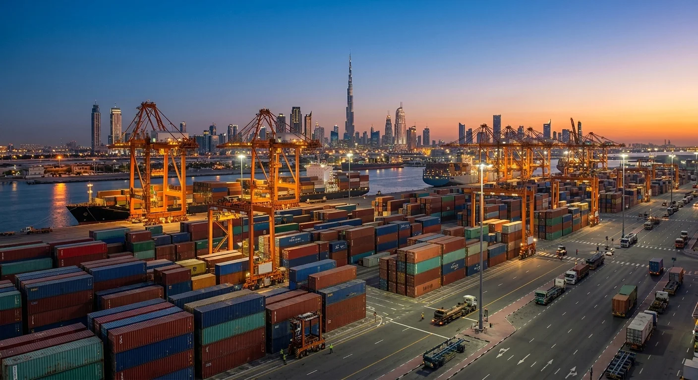 UAE Global Export Trade Growth and Freight Forwarding Hub